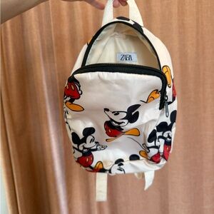 Zara Disney Character Print Backpack